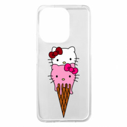 Чехол из раздела Hello Kitty Kitty ice cream для Xiaomi Redmi 13 4G/Poco M6 4G - FATLINE Чехол из раздела Hello Kitty Kitty ice cream для Xiaomi Redmi 13 4G/Poco M6 4G