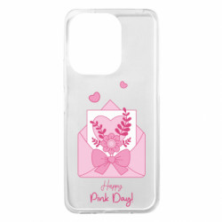 Чохол з розділу Вінтаж Лист Happy Pink Day для Xiaomi Redmi 13 4G/Poco M6 4G - FATLINE Чохол з розділу Вінтаж Лист Happy Pink Day для Xiaomi Redmi 13 4G/Poco M6 4G