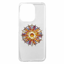 Чохол з розділу Вінтаж Вітражне сонце для Xiaomi Redmi 13 4G/Poco M6 4G - FATLINE Чохол з розділу Вінтаж Вітражне сонце для Xiaomi Redmi 13 4G/Poco M6 4G