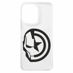 Чехол из раздела Железный человек Iron Man and Captain America для Xiaomi Redmi 13c - FATLINE Чехол из раздела Железный человек Iron Man and Captain America для Xiaomi Redmi 13c