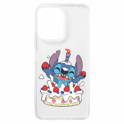 Чохол з розділу Ліло та Стіч Стіч зі святковим тортом для Xiaomi Redmi 13C - FATLINE Чохол з розділу Ліло та Стіч Стіч зі святковим тортом для Xiaomi Redmi 13C