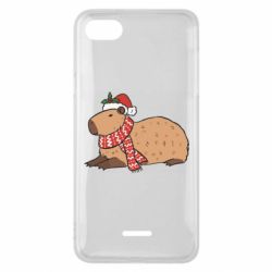 Чехол из раздела НОВЫЙ ГОД 2026 Новогодняя капибара в шапке для Xiaomi Redmi 6A