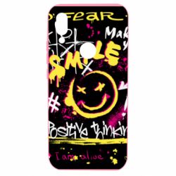 Чехол из раздела Граффити Street art smile для Xiaomi Redmi 7 - FATLINE Чехол из раздела Граффити Street art smile для Xiaomi Redmi 7