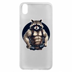 Чохол з розділу Єнот GYM єнот бодібілдер для Xiaomi Redmi 7A - FATLINE Чохол з розділу Єнот GYM єнот бодібілдер для Xiaomi Redmi 7A