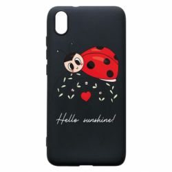 Чехол из раздела Жук Милая божья коровка на радуге для Xiaomi Redmi 7A - FATLINE Чехол из раздела Жук Милая божья коровка на радуге для Xiaomi Redmi 7A