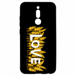 Чехол из раздела Любовь Любовь и колосья для Xiaomi Redmi 8 - FATLINE Чехол из раздела Любовь Любовь и колосья для Xiaomi Redmi 8