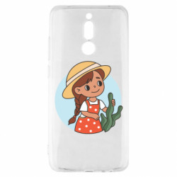 Чехол из раздела Авторские принты Милаха девочка в шляпе для Xiaomi Redmi 8 - FATLINE Чехол из раздела Авторские принты Милаха девочка в шляпе для Xiaomi Redmi 8
