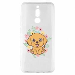 Чехол из раздела Авторские принты Собака флорист в цветках для Xiaomi Redmi 8 - FATLINE Чехол из раздела Авторские принты Собака флорист в цветках для Xiaomi Redmi 8