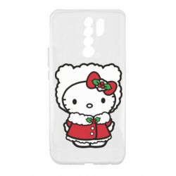 Чехол из раздела Hello Kitty Christmas Kitty для Xiaomi Redmi 9 - FATLINE Чехол из раздела Hello Kitty Christmas Kitty для Xiaomi Redmi 9