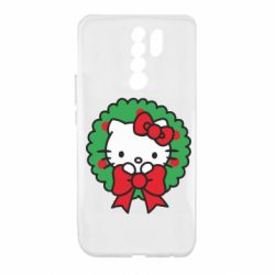 Чехол из раздела Hello Kitty Hello Kitty Merry Christmas для Xiaomi Redmi 9 - FATLINE Чехол из раздела Hello Kitty Hello Kitty Merry Christmas для Xiaomi Redmi 9