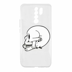 Чехол из раздела Черепа Кот с рыбьей костью. Череп для Xiaomi Redmi 9 - FATLINE Чехол из раздела Черепа Кот с рыбьей костью. Череп для Xiaomi Redmi 9