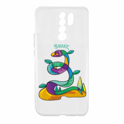 Чехол из раздела Abstract world змея абстрактная разноцветная для Xiaomi Redmi 9 - FATLINE Чехол из раздела Abstract world змея абстрактная разноцветная для Xiaomi Redmi 9