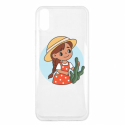 Чехол из раздела Авторские принты Милаха девочка в шляпе для Xiaomi Redmi 9a - FATLINE Чехол из раздела Авторские принты Милаха девочка в шляпе для Xiaomi Redmi 9a