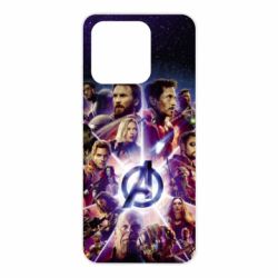 Чехол из раздела Мстители Avengers heroes and logo endgame для Xiaomi Redmi 10c - FATLINE Чехол из раздела Мстители Avengers heroes and logo endgame для Xiaomi Redmi 10c