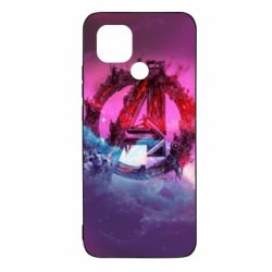 Чехол из раздела Мстители Avengers logo and space для Xiaomi Redmi 10c - FATLINE Чехол из раздела Мстители Avengers logo and space для Xiaomi Redmi 10c