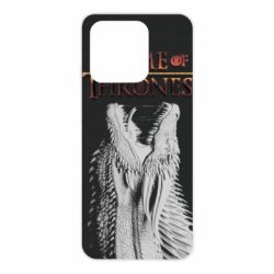 Чохол з розділу Гра престолів Gray dragon для Xiaomi Redmi 10C - FATLINE Чохол з розділу Гра престолів Gray dragon для Xiaomi Redmi 10C