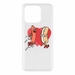 Чехол из раздела Фастфуд Hot dog love для Xiaomi Redmi 10c - FATLINE Чехол из раздела Фастфуд Hot dog love для Xiaomi Redmi 10c