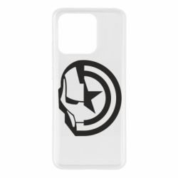 Чехол из раздела Мстители Iron Man and Captain America для Xiaomi Redmi 10c - FATLINE Чехол из раздела Мстители Iron Man and Captain America для Xiaomi Redmi 10c