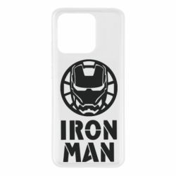 Чехол из раздела Мстители Iron man text для Xiaomi Redmi 10c - FATLINE Чехол из раздела Мстители Iron man text для Xiaomi Redmi 10c