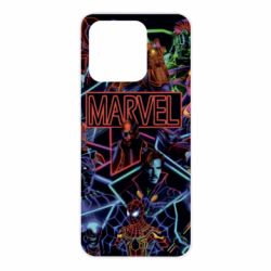 Чехол из раздела Мстители Marvel neon art pattern для Xiaomi Redmi 10c - FATLINE Чехол из раздела Мстители Marvel neon art pattern для Xiaomi Redmi 10c
