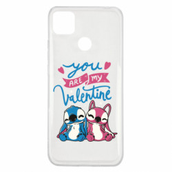 Чохол з розділу Ліло та Стіч Valentine Stitch для Xiaomi Redmi 9c - FATLINE Чохол з розділу Ліло та Стіч Valentine Stitch для Xiaomi Redmi 9c