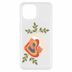 Чехол из раздела Авторские принты Женщина блондинка с радужным сердцем для Xiaomi Redmi A1 - FATLINE Чехол из раздела Авторские принты Женщина блондинка с радужным сердцем для Xiaomi Redmi A1