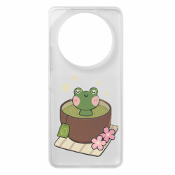 Чехол из раздела Напитки Чай с жабкой для Xiaomi Redmi A3 - FATLINE Чехол из раздела Напитки Чай с жабкой для Xiaomi Redmi A3