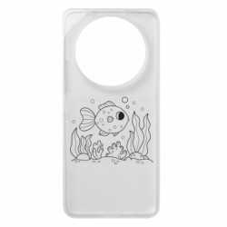 Чохол з розділу Риба Мила рибка з водоростями для Xiaomi Redmi A3 - FATLINE Чохол з розділу Риба Мила рибка з водоростями для Xiaomi Redmi A3