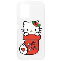Чехол из раздела НОВЫЙ ГОД 2026 Christmas Hello Kitty для Xiaomi Redmi Note 10 4G/10s - FATLINE Чехол из раздела НОВЫЙ ГОД 2026 Christmas Hello Kitty для Xiaomi Redmi Note 10 4G/10s