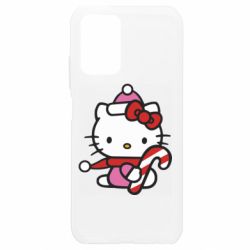 Чехол из раздела НОВЫЙ ГОД 2026 Christmas Kitty with candy для Xiaomi Redmi Note 10 4G/10s - FATLINE Чехол из раздела НОВЫЙ ГОД 2026 Christmas Kitty with candy для Xiaomi Redmi Note 10 4G/10s