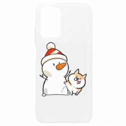 Чохол з розділу Коргі Коргі мітить сніговика для Xiaomi Redmi Note 10 4G/10s - FATLINE Чохол з розділу Коргі Коргі мітить сніговика для Xiaomi Redmi Note 10 4G/10s