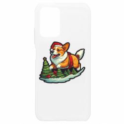 Чохол з розділу Коргі Різдво. Щасливий коргі для Xiaomi Redmi Note 10 4G/10s - FATLINE Чохол з розділу Коргі Різдво. Щасливий коргі для Xiaomi Redmi Note 10 4G/10s