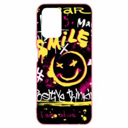 Чохол з розділу Граффіті Street art smile для Xiaomi Redmi Note 10 4G/10s - FATLINE Чохол з розділу Граффіті Street art smile для Xiaomi Redmi Note 10 4G/10s