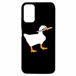 Чехол из раздела Приколи по-українськи Гусь с ножом для Xiaomi Redmi Note 10 5G