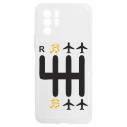 Чохол з розділу Автоприколи Літак на МКПП для Xiaomi Redmi Note 10 5G - FATLINE Чохол з розділу Автоприколи Літак на МКПП для Xiaomi Redmi Note 10 5G