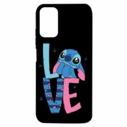 Чохол з розділу Ліло та Стіч Стіч Love для Xiaomi Redmi Note 10 5G - FATLINE Чохол з розділу Ліло та Стіч Стіч Love для Xiaomi Redmi Note 10 5G