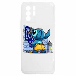 Чохол з розділу Ліло та Стіч Стіч патріот України для Xiaomi Redmi Note 10 5G - FATLINE Чохол з розділу Ліло та Стіч Стіч патріот України для Xiaomi Redmi Note 10 5G