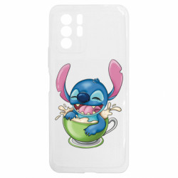 Чохол з розділу Ліло та Стіч Стіч у каві для Xiaomi Redmi Note 10 5G - FATLINE Чохол з розділу Ліло та Стіч Стіч у каві для Xiaomi Redmi Note 10 5G