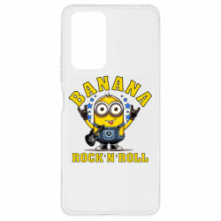 Чохол з розділу Міньйони банановий рок н ролл для Xiaomi Redmi Note 10 Pro - FATLINE Чохол з розділу Міньйони банановий рок н ролл для Xiaomi Redmi Note 10 Pro