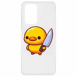 Чохол з розділу Качка Мила качка з ножем для Xiaomi Redmi Note 10 Pro - FATLINE Чохол з розділу Качка Мила качка з ножем для Xiaomi Redmi Note 10 Pro