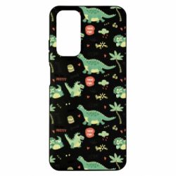 Чехол из раздела Динозавры Little Dinosaurs для Xiaomi Redmi Note 11 - FATLINE Чехол из раздела Динозавры Little Dinosaurs для Xiaomi Redmi Note 11