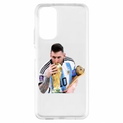 Чехол из раздела Месси Месси целует кубок для Xiaomi Redmi Note 11 - FATLINE Чехол из раздела Месси Месси целует кубок для Xiaomi Redmi Note 11