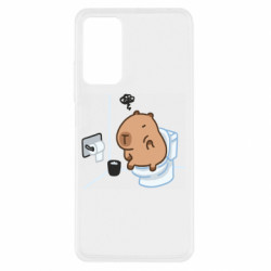 Чехол из раздела Капибара Pooping Capybara для Xiaomi Redmi Note 11 Pro/Note 11 Pro 5G/Note 12 Pro 4G - FATLINE Чехол из раздела Капибара Pooping Capybara для Xiaomi Redmi Note 11 Pro/Note 11 Pro 5G/Note 12 Pro 4G