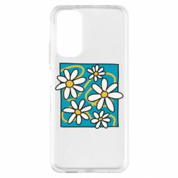 Чехол из раздела Цветы Ромашки на голубом для Xiaomi Redmi Note 11 - FATLINE Чехол из раздела Цветы Ромашки на голубом для Xiaomi Redmi Note 11