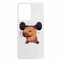 Чехол из раздела Капибара Gym capybara для Xiaomi Redmi Note 12 Pro 5G - FATLINE Чехол из раздела Капибара Gym capybara для Xiaomi Redmi Note 12 Pro 5G