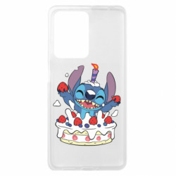 Чохол з розділу Ліло та Стіч Стіч зі святковим тортом для Xiaomi Redmi Note 12 Pro Plus 5G - FATLINE Чохол з розділу Ліло та Стіч Стіч зі святковим тортом для Xiaomi Redmi Note 12 Pro Plus 5G