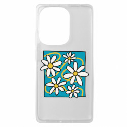 Чехол из раздела Авторские принты Ромашки на голубом для Xiaomi Redmi Note 13 Pro 4G - FATLINE Чехол из раздела Авторские принты Ромашки на голубом для Xiaomi Redmi Note 13 Pro 4G