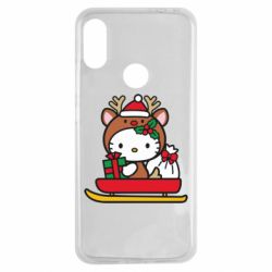 Чехол из раздела НОВЫЙ ГОД 2026 Китти на санках для Xiaomi Redmi Note 7 - FATLINE Чехол из раздела НОВЫЙ ГОД 2026 Китти на санках для Xiaomi Redmi Note 7