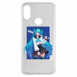 Чехол из раздела Hatsune Miku Sporty Hatsune Miku для Xiaomi Redmi Note 7 - FATLINE Чехол из раздела Hatsune Miku Sporty Hatsune Miku для Xiaomi Redmi Note 7