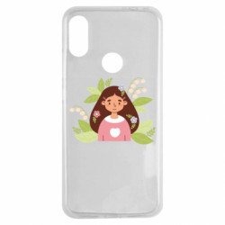 Чохол з розділу Весна Весняна дівчина з конваліями для Xiaomi Redmi Note 7 - FATLINE Чохол з розділу Весна Весняна дівчина з конваліями для Xiaomi Redmi Note 7